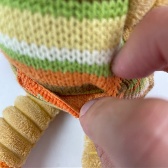 Maison Chic Yellow Orange Brown Lion Tooth Fairy Plush Stuffed Animal Toy - Picture 7 of 7